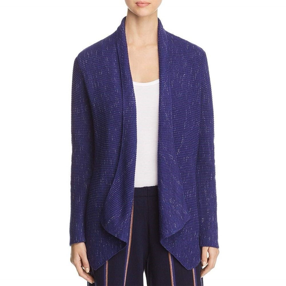 NWT NIC+ZOE Pixel Pop Cardigan Electric Blue Sz. Lg
